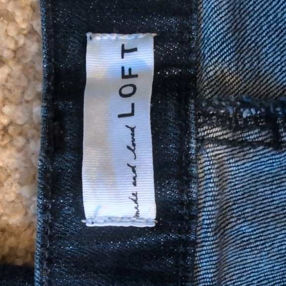Loft Button Fly The Kick Crop Size 12/31 - Picture 2 of 7